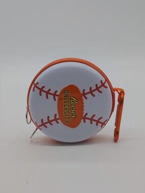 Reese's University Baseball Coin Purse - White & Orange